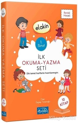 1. Sınıf Elakin – İlk Okuma-Yazma Seti (10 Kitap Takım) - Parıltı Yayınları