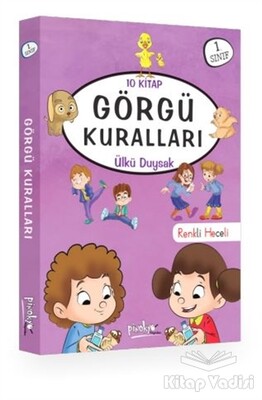 1. Sınıf Görgü Kuralları Serisi (10 Kitap Takım) - Pinokyo Yayınları