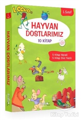 1. Sınıf Hayvan Dostlarımız Serisi (10 Kitap Takım) - Pinokyo Yayınları