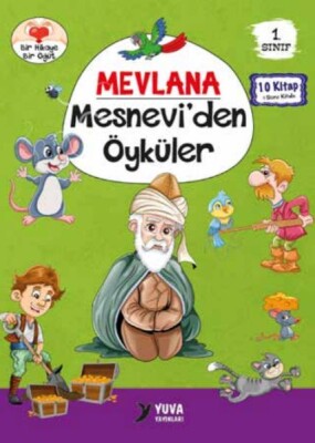 1. Sınıf Mevlana Mesneviden Öyküler (10 Kitaplık Set) - Yuva Yayınları