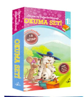 1. Sınıf Ölçme ve Değerlendirmeli Okuma Seti - 10 Kitap - Çocuk Gezegeni