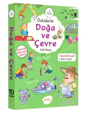 1. Sınıf Öykülerle Doğa ve Çevre Seti (10 Kitap Takım) - Yuva Yayınları