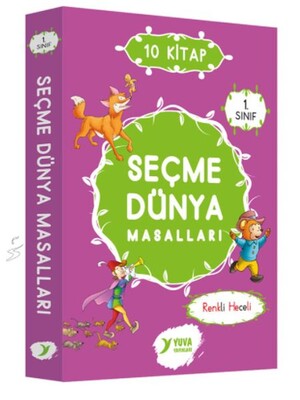 1. Sınıf Seçme Dünya Masalları (10 Kitap Takım) - Yuva Yayınları