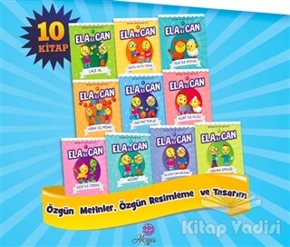 1. Sınıflar için Ela ile Can Serisi (10 Kitap Takım) - Hoya