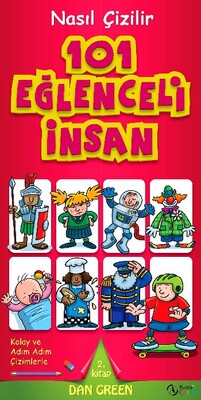 101 Eğlenceli İnsan Nasıl Çizilir - 2. Kitap - Kuzey Yayınları