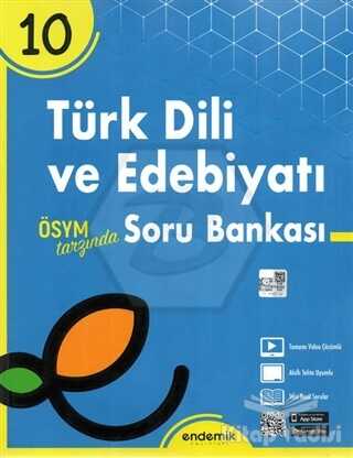 Endemik Yayınları - 10.Sınıf Türk Dili ve Edebiyatı Soru Bankası