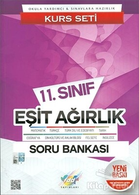 11. Sınıf Eşit Ağırlık Soru Bankası - Fdd Yayınları