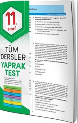 11. Sınıf Tüm Dersler Yaprak Test - 4 Element Yayınları