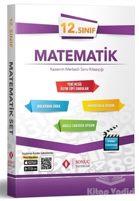 12. Sınıf Matematik Kazanım Merkezli Soru Kitapçığı Seti - Sonuç Yayınları