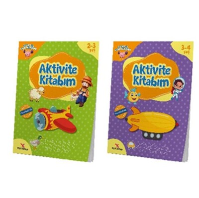 2-4 Yaş Aktivite Kitabım Evde Etkinlik Seti - Yeti Kitap