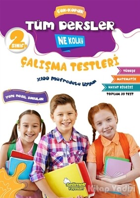 2. Sınıf Tüm Dersler Çek-Kopar Ne Kolay Çalışma Testleri - Selimer Yayınları
