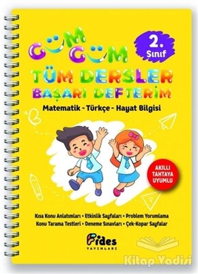 2. Sınıf Tüm Dersler Güm Güm Başarı Defterim - Fides Yayınları