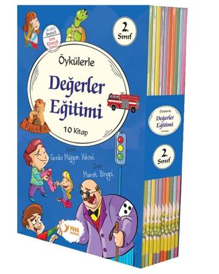 2. Sınıflar İçin Öykülerle Değerler Eğitimi Seti (10 Kitap Takım) - 1