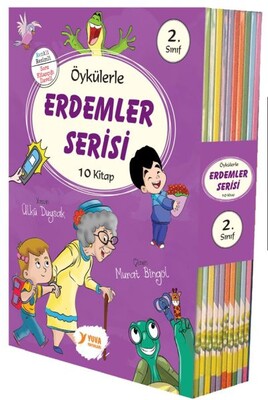 2. Sınıflar İçin Öykülerle Erdemler Serisi (10 Kitap Takım) - Yuva Yayınları