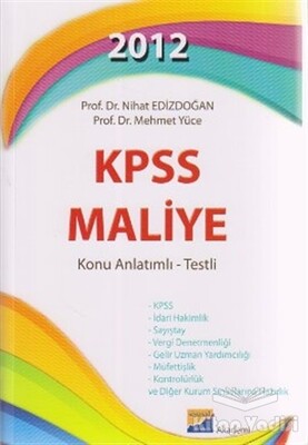 2012 KPSS Maliye Konu Anlatımlı - Testli - Siyasal Kitabevi