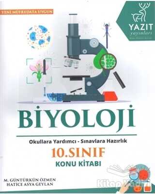 Yazıt Yayınları - 2019 10. Sınıf Biyoloji Konu Kitabı