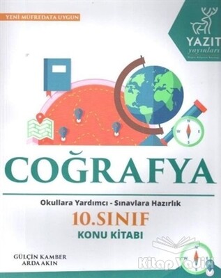 2019 10. Sınıf Coğrafya Konu Kitabı - Yazıt Yayınları