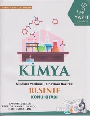 2019 10. Sınıf Kimya Konu Kitabı - Yazıt Yayınları