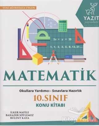 Yazıt Yayınları - 2019 10. Sınıf Matematik Konu Kitabı
