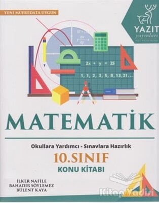 2019 10. Sınıf Matematik Konu Kitabı - Yazıt Yayınları