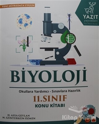 2019 11. Sınıf Biyoloji Konu Kitabı - Yazıt Yayınları