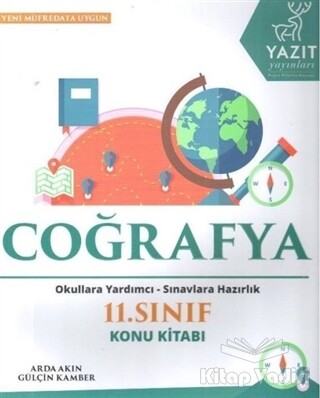 2019 11. Sınıf Coğrafya Konu Kitabı - Yazıt Yayınları