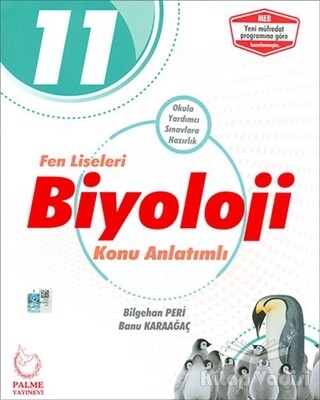 2019 11. Sınıf Fen Liseleri Biyoloji Konu Anlatımlı - Palme Yayıncılık