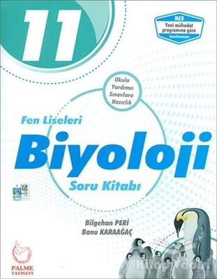 11. Sınıf Fen Liseleri Biyoloji Soru Kitabı - Palme Yayıncılık