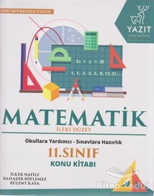 2019 11. Sınıf İleri Düzey Matematik Konu Kitabı - Yazıt Yayınları