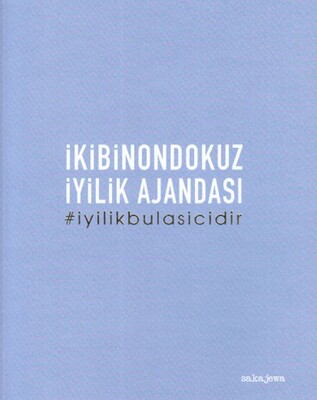 2019 İyilik Ajandası İyilik Bulaşıcıdır Orta Boy Beyaz - Doğan Kitap