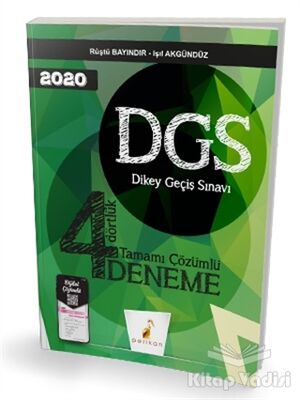 2020 DGS 4 Dörtlük Tamamı Dijital Çözümlü Deneme Sınavı - 1