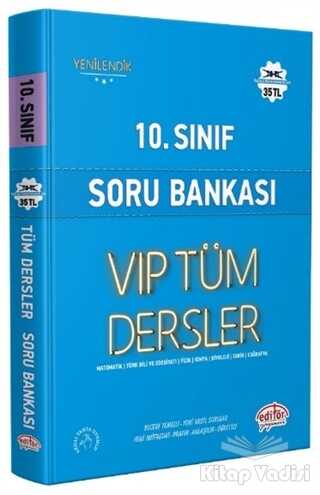 Editör Yayınları - 2021 - 10.Sınıf Soru Bankası VIP Tüm Dersler