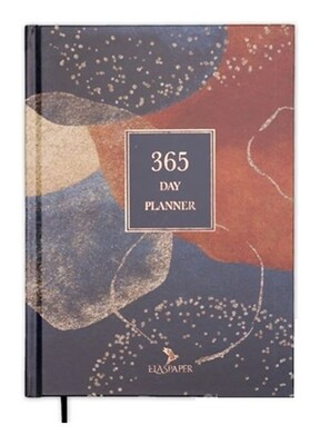 2021 365 Day Planner -Terracotta (Ciltli) - Ela's Paper