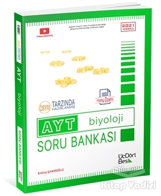 2021 AYT Biyoloji Konu Özetli Soru Bankası - Üç Dört Beş Yayıncılık