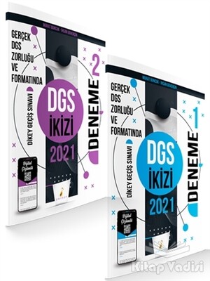 2021 DGS İkizi 2 Özgün Deneme Sınavı Dijital Çözümlü - Pelikan Yayıncılık