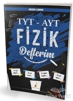 2021 TYT - AYT Fizik Defterim - Pelikan Yayıncılık
