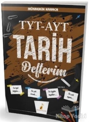 2021 TYT-AYT Tarih Defterim - Pelikan Yayıncılık