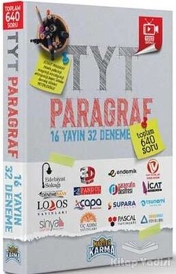 2021 TYT Paragraf 16 Yayın 32 Deneme - 1