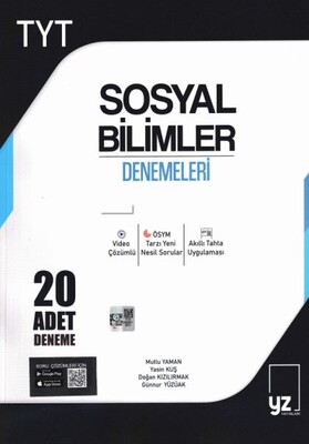 2021 TYT Sosyal Bilimler Denemeleri - YZ Yayınları