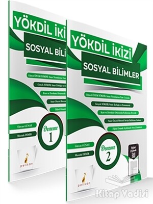 2021 YÖKDİL İkizi Sosyal Bilimler 2 Özgün Deneme Sınavı Dijital Çözümlü - Pelikan Yayıncılık