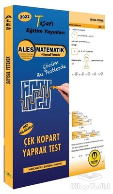 2022 ALES Matematik Çek Kopar Yaprak Test - Tasarı Akademi Yayınları