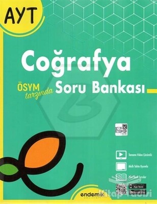 2022 AYT Coğrafya Soru Bankası - Endemik Yayınları