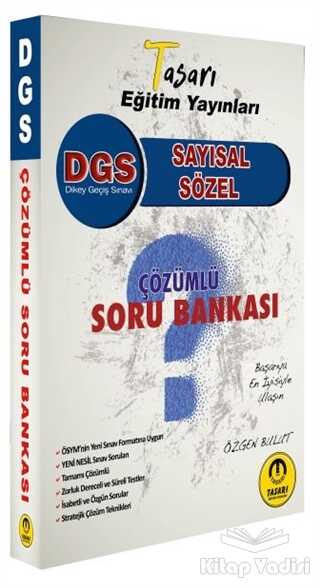 Tasarı Akademi Yayınları - 2022 DGS Sayısal Sözel Çözümlü Soru Bankası
