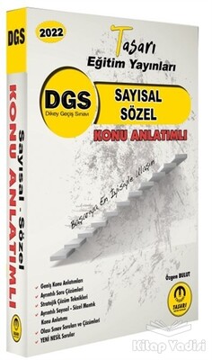 2022 DGS Sayısal Sözel Konu Anlatımlı - Tasarı Akademi Yayınları