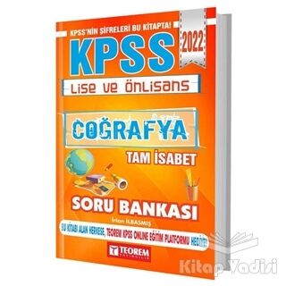 2022 KPSS Lise Ön Lisans Coğrafya Tam İsabet Soru Bankası - 1