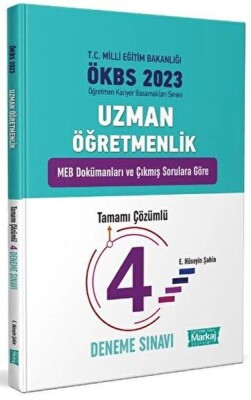 2023 Uzman Öğretmen Tamamı Çözümlü 4 Fasikül Deneme - Data Yayınları