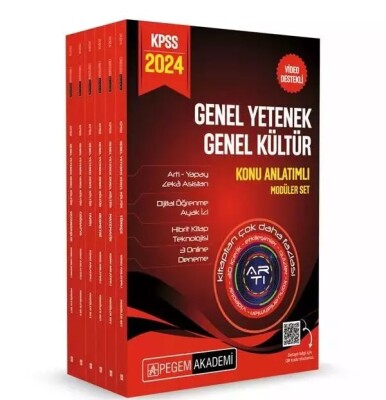 2024 KPSS Genel Yetenek Genel Kültür Lisans Konu Anlatımlı Modüler Set (6 Kitap) - Pegem Akademi Yayıncılık