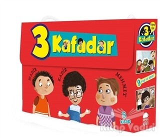 3 Kafadar Seti (5 Kitap Takım) - Mavi Kirpi Kitap