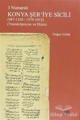 3 Numaralı Konya Şer'iye Sicili - 1