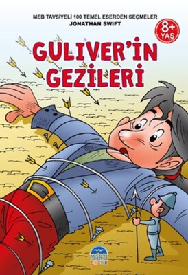 3. Sınıf 100 Temel Eserden Seçmeler Set 2 - Guliver'in Gezileri - Martı Yayınları